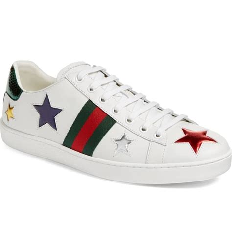 gucci shoes with star|Gucci casual sneakers.